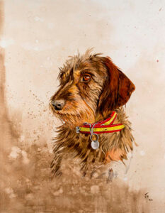 PINTOR CUADRO MASCOTA