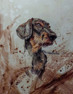 retrato de perros