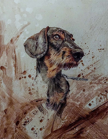 retrato de perros