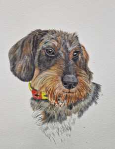 pintura de perros